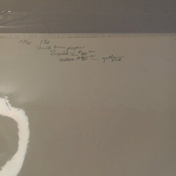 Paul Lee Drawing #27/95 1st ed. "Woodlot Jester: Chipmunk" 1975-85 - Picture 7 of 8